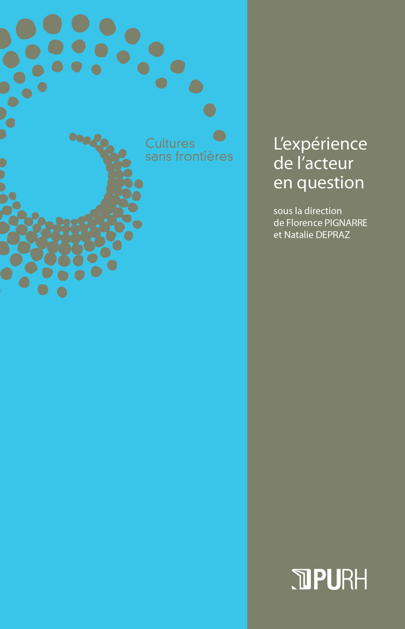 Couverture de l'ouvrage "L'expérience de l'acteur en question"