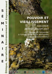 Affiche du colloque " pouvoir et vieillissement"