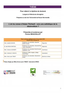 Affiche de la soutenance "Les figures du monstre dans la littérature mexicaine contemporaine (XXe-XXIe siècles) : héritage, intertextualité et invention"