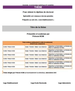 Affiche de la soutenance de thèse de Mirkovic
